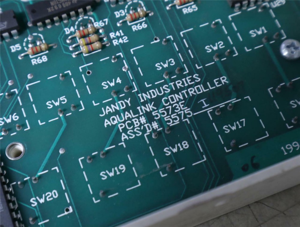Jandy Aqualink 5573 5575I Indoor Pool/spa Controller PCB Display Assembly