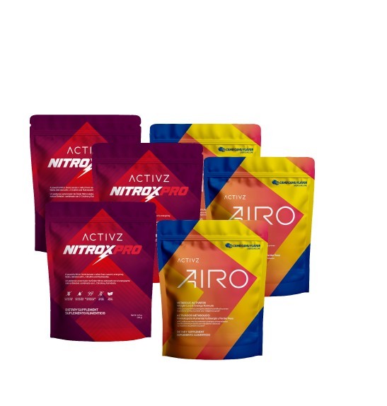 ACTIVZ VITAL PRO KIT: 3 NITRO PRO + 3 AIRO