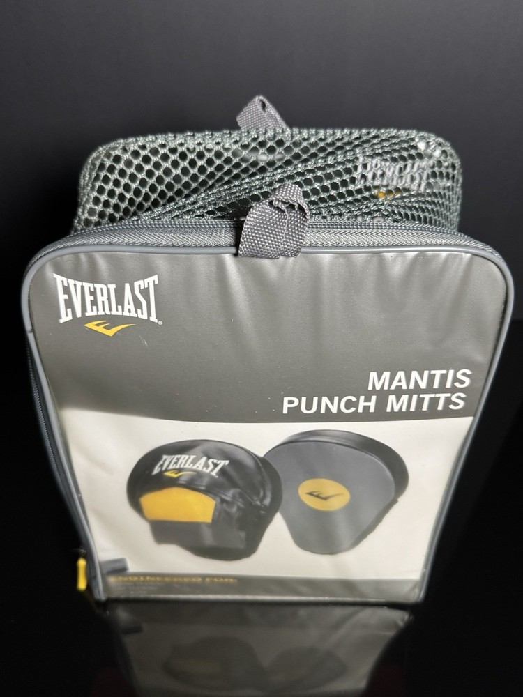 Everlast Mantis Punch Mitts Black/Gray