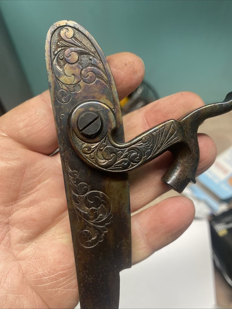 Thompson Center Muzzleloader Lock Assembly with Brass Bushing and Bolt.