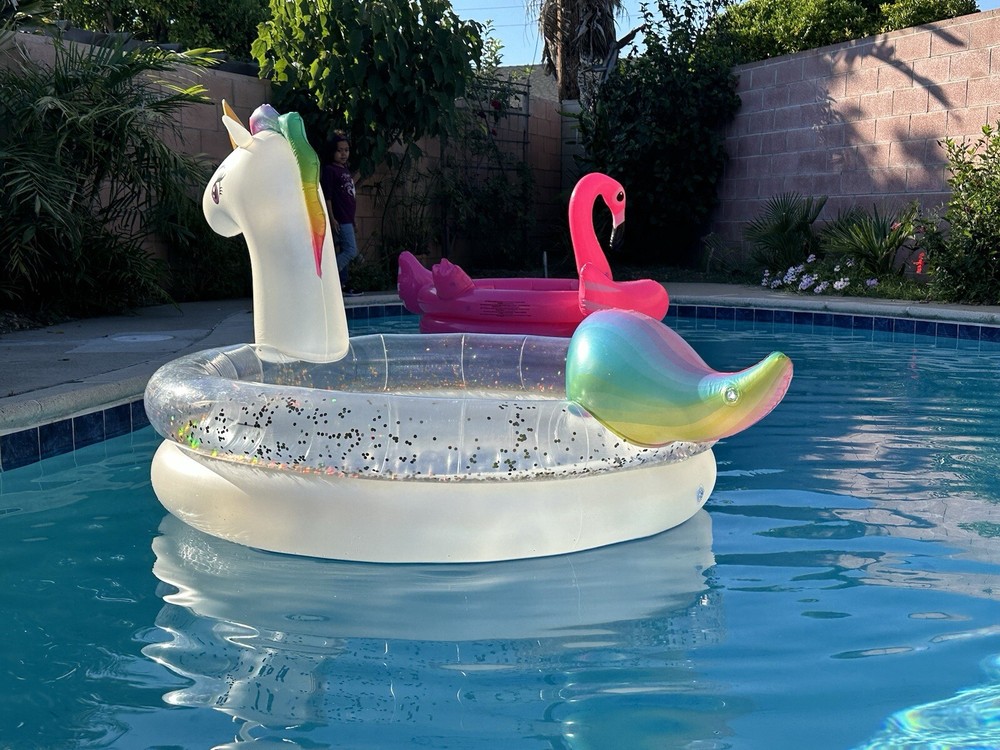Inflatable Unicorn Swimming Pool Float
