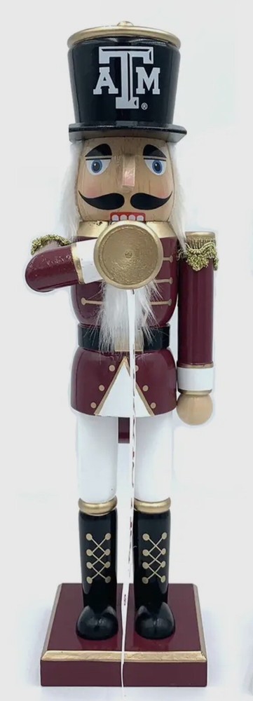 Santa's Workshop 14" Texas A&M Aggie Bugler With Banner Nutcracker NIB
