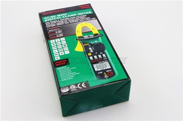 Digital Clamp Meter Multimeter 4000 Digits Mastech MS2108A AC/DC Volt Amp sq