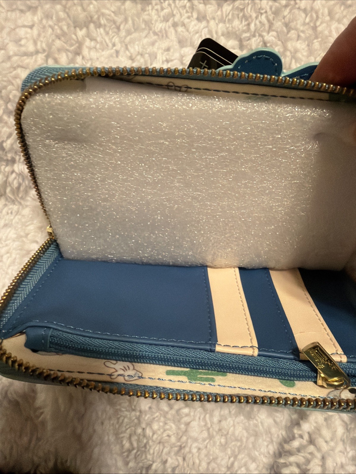 Loungefly Disney Western Mickey and Minnie Horse Ride Zip Around Wallet NEW