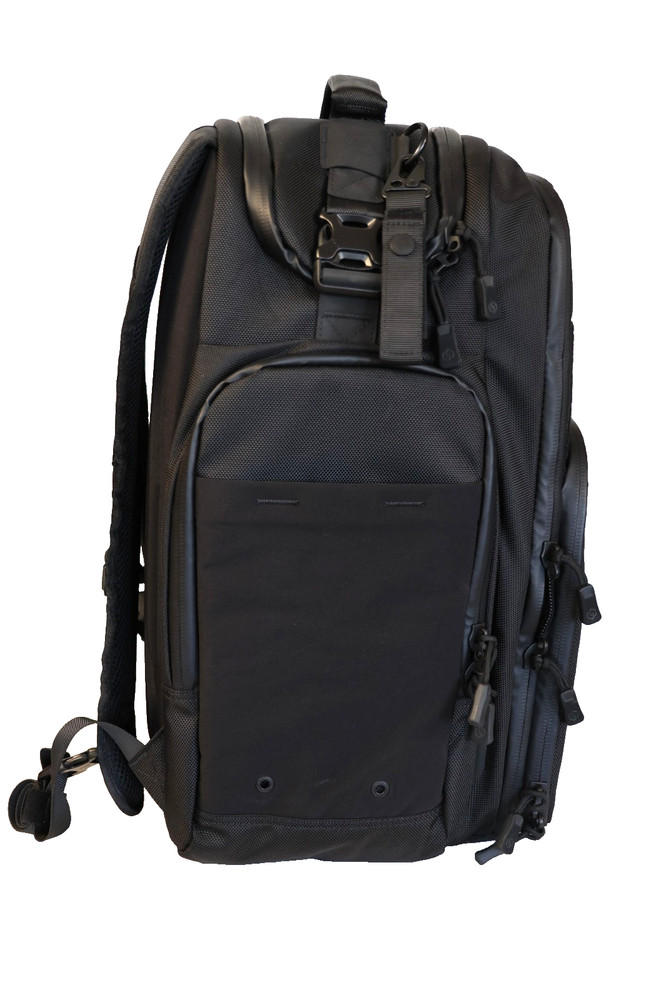 SAVIOR Pro SEMA Competition Range Backpack w/ 3 Individual Pistol Cases - BLACK