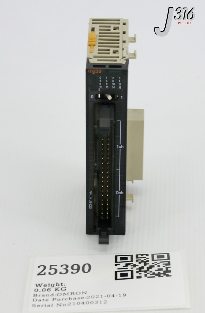 25390 OMRON INPUT UNIT ID233 CJ1W-ID233