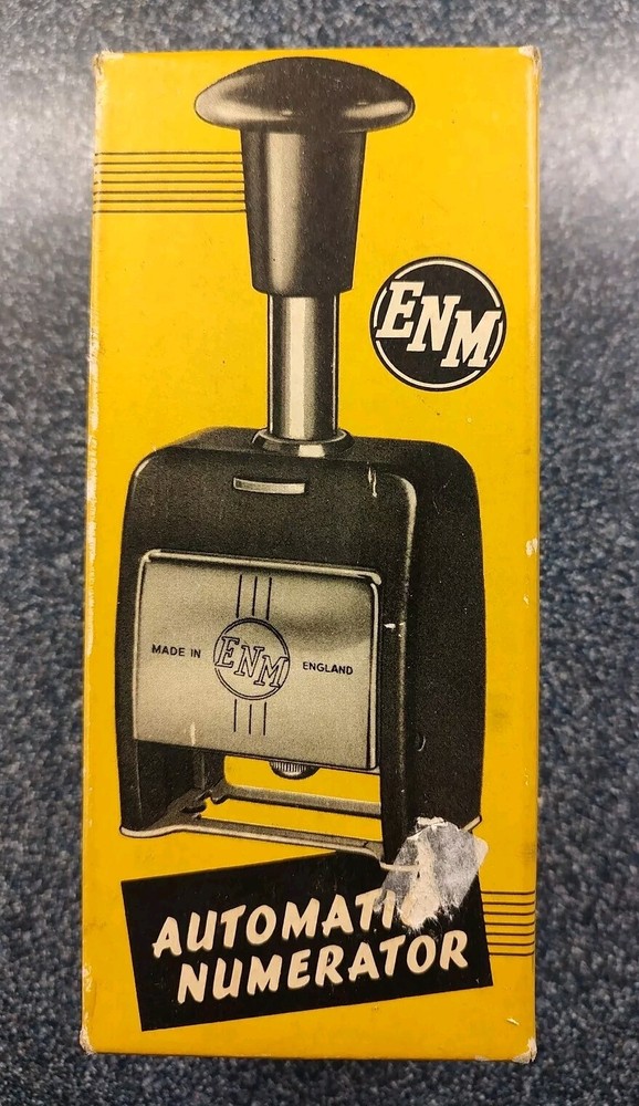 Automatic Numerator - Number Stamp Which Auto-Advances Number Each Stamp