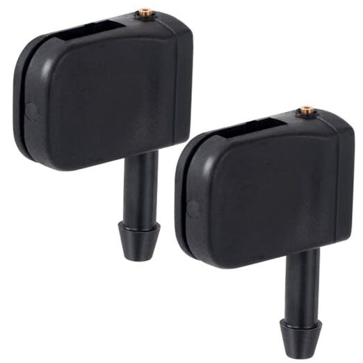 2pcs 3-way Adjustable Aimable Car Front Windshield Washer Wiper Sprayer Arm