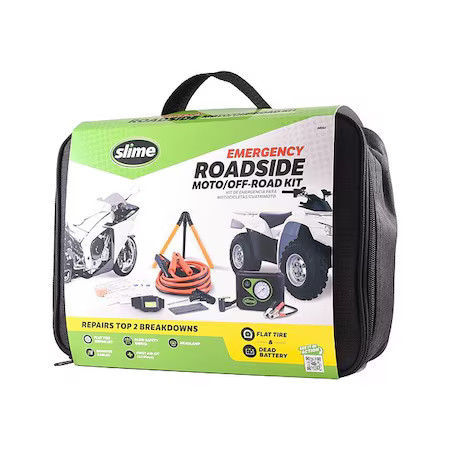 Slime 50161 Emergency Roadside Kit, Bag, Orange
