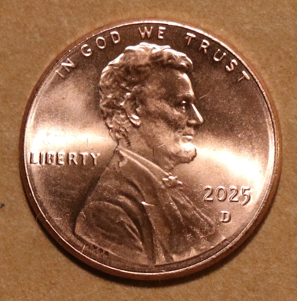 2025 D Lincoln Shield cents BU