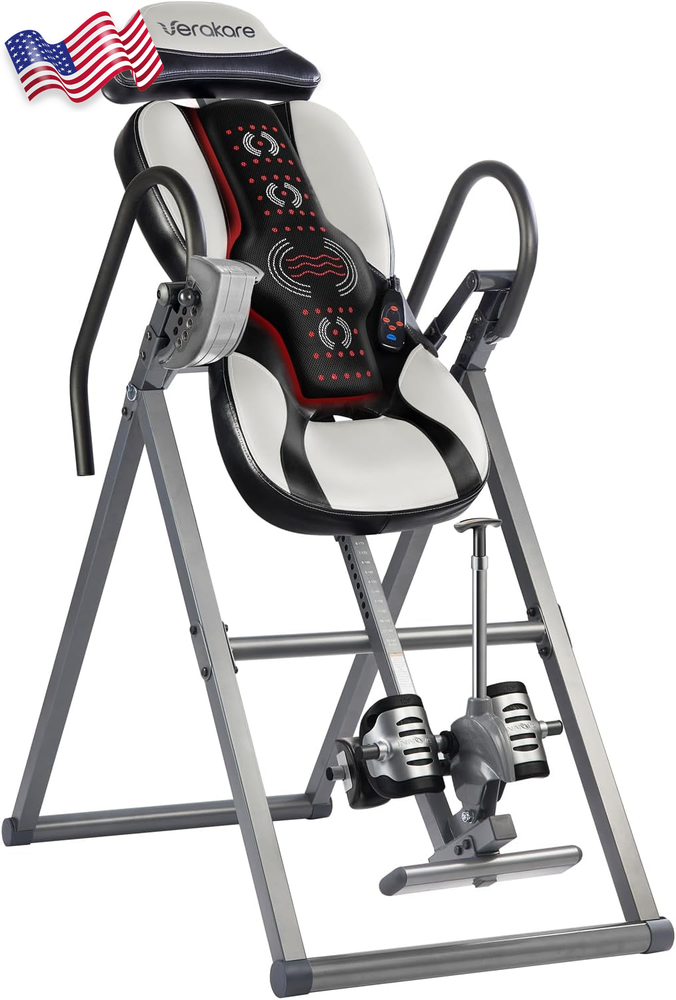 Advanced Heat and Massage Inversion Table ITM5850 FREE SHIPING