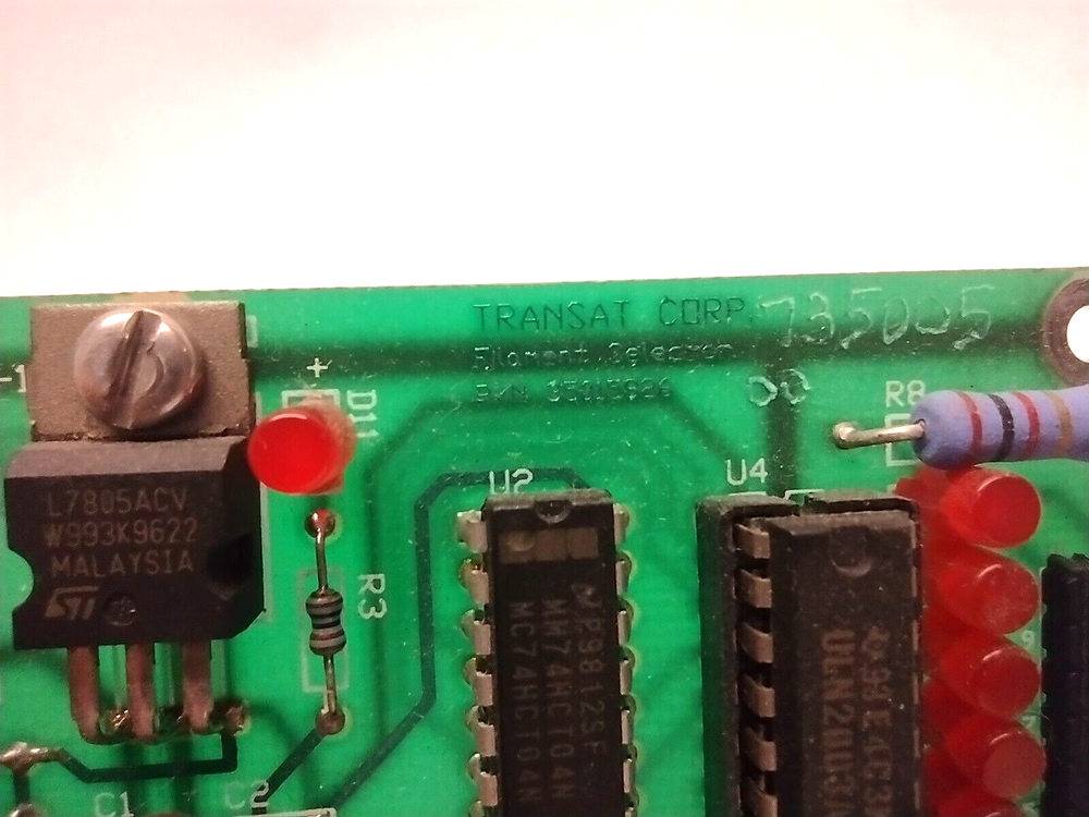 Transat Corp 35015826 Filament Selector Board