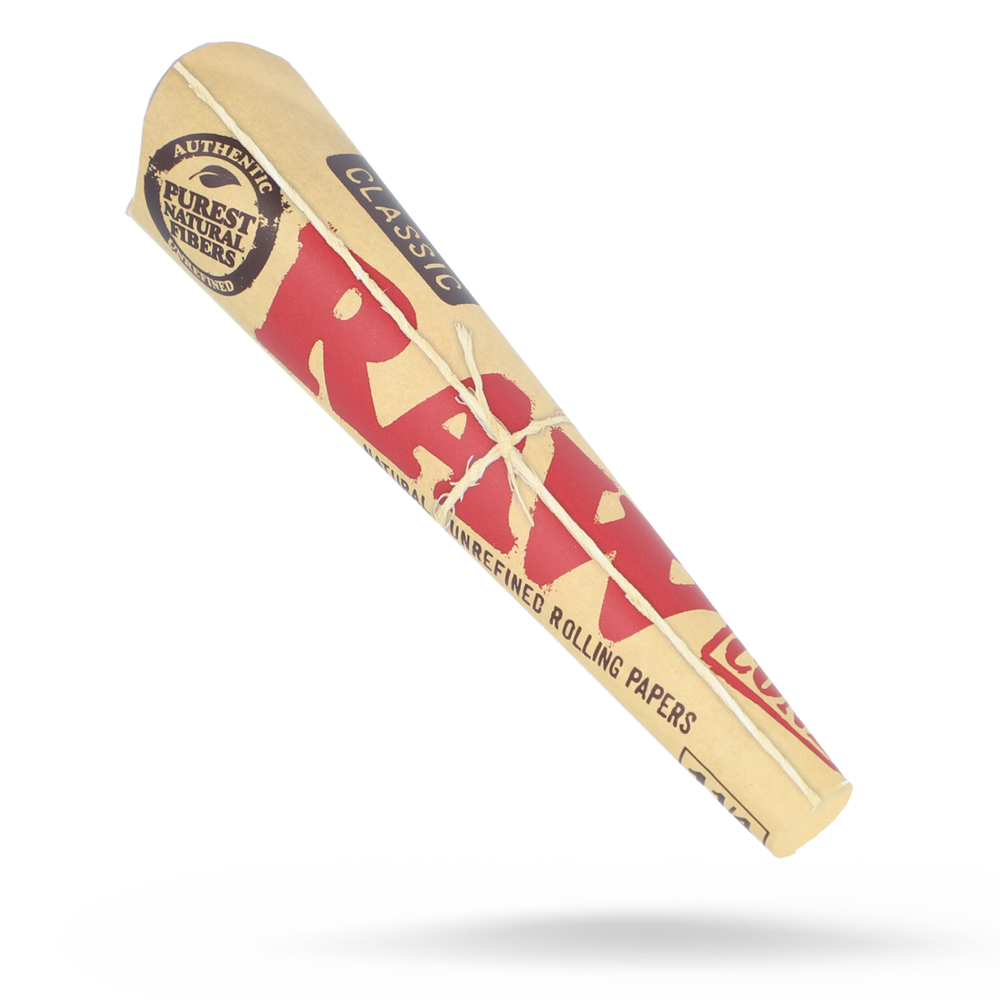 RAW Pre-Rolled Cones 1 1/4 6 Cones per Pack | 32 Packs per Display