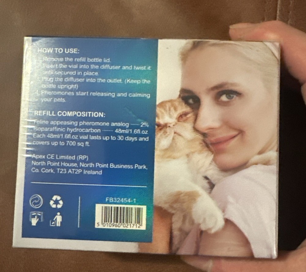 Immal Cat Calming Pheromone Diffuser Kit Brand new Exp 5/4/2028