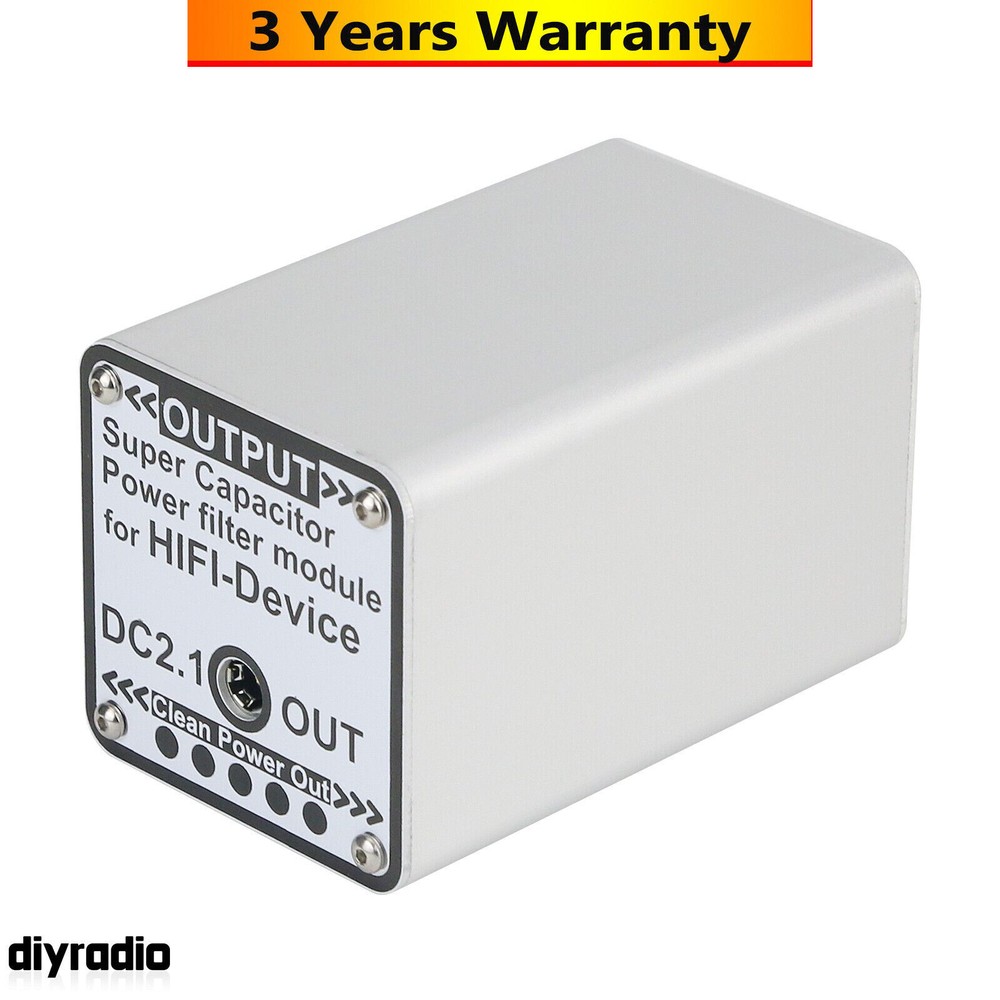 12V 5F Super Capacitor Power Filter Module for Hifi Line Filter EMI Filter DC2.1