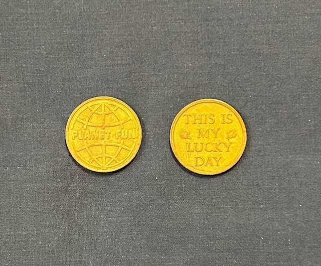 Planet Fun Arcade Game Token