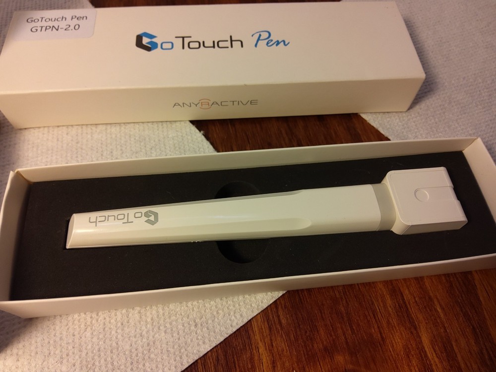 AnyRactive Go Touch Pen Digital Whiteboard System, 2 Pens, Mint Condition