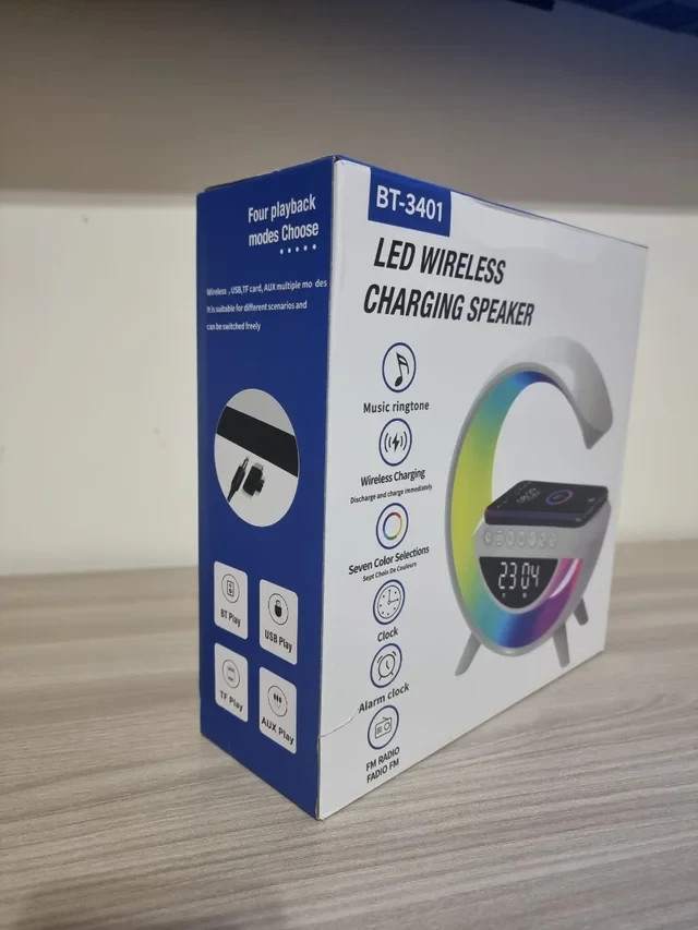 Lámpara de alarma LED con altavoz inalámbrico