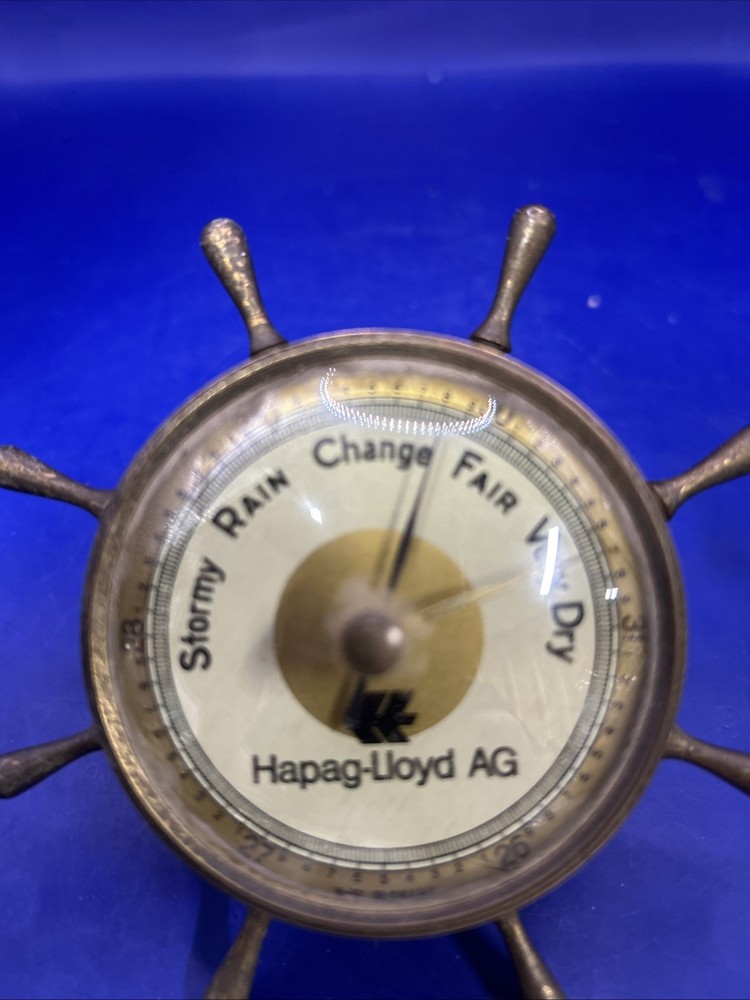 Vintage Barometer  Hapag - Lloyd Ag