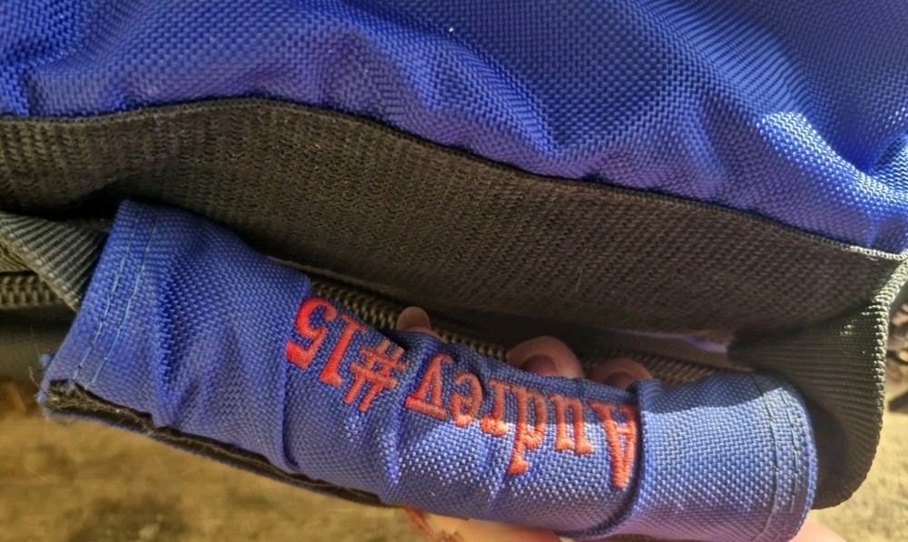 No Errors NO E2 Catchers Bag-Blue-Good -Used See Desc.