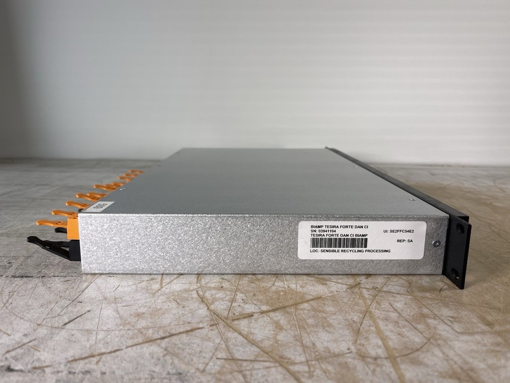 BIAMP TESIRA FORTE DAN CI PROFESSIONAL AUDIO PROCESSOR - (POWER TESTED)