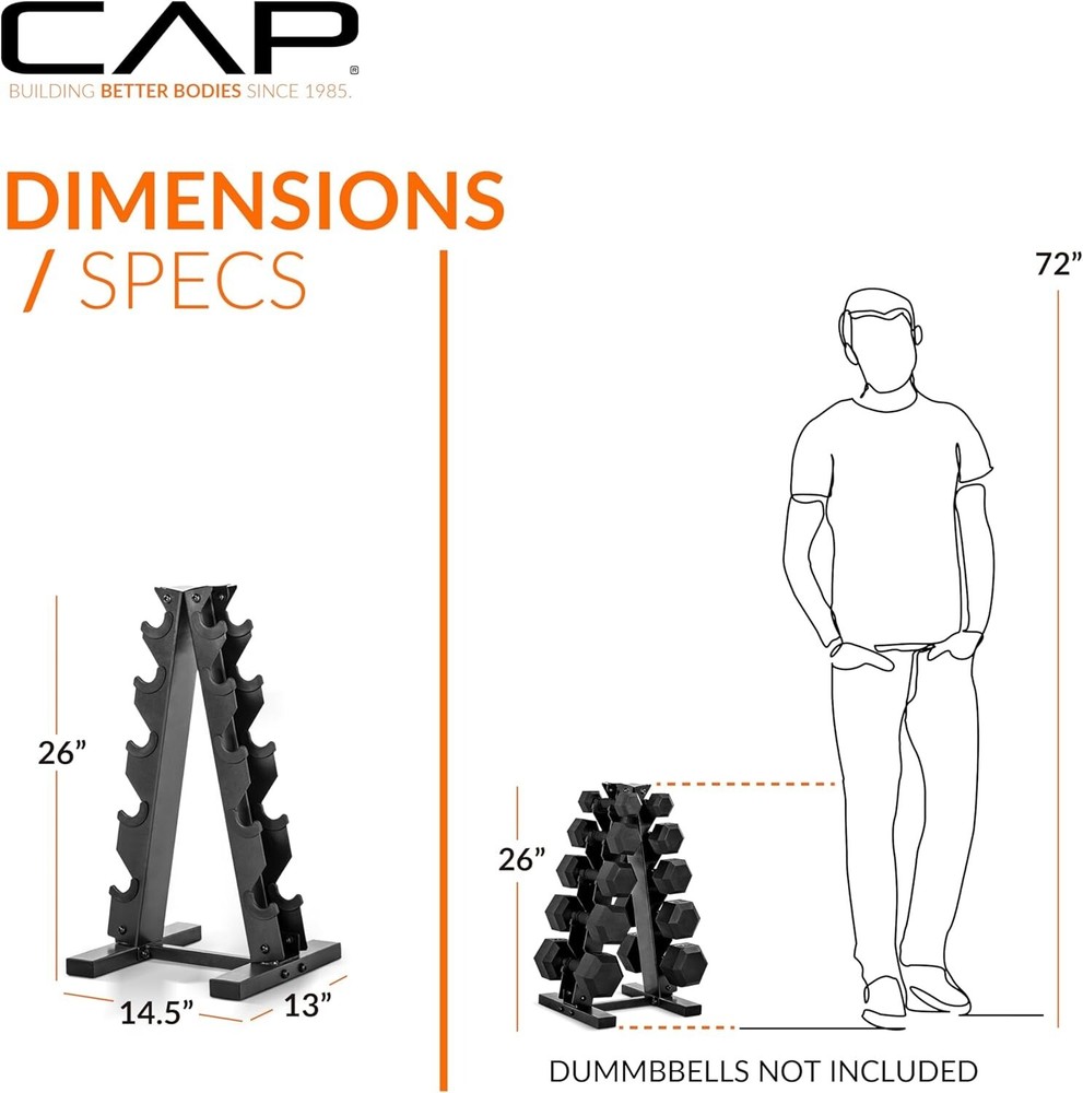 A-Frame Dumbbell Weight Rack Color Series