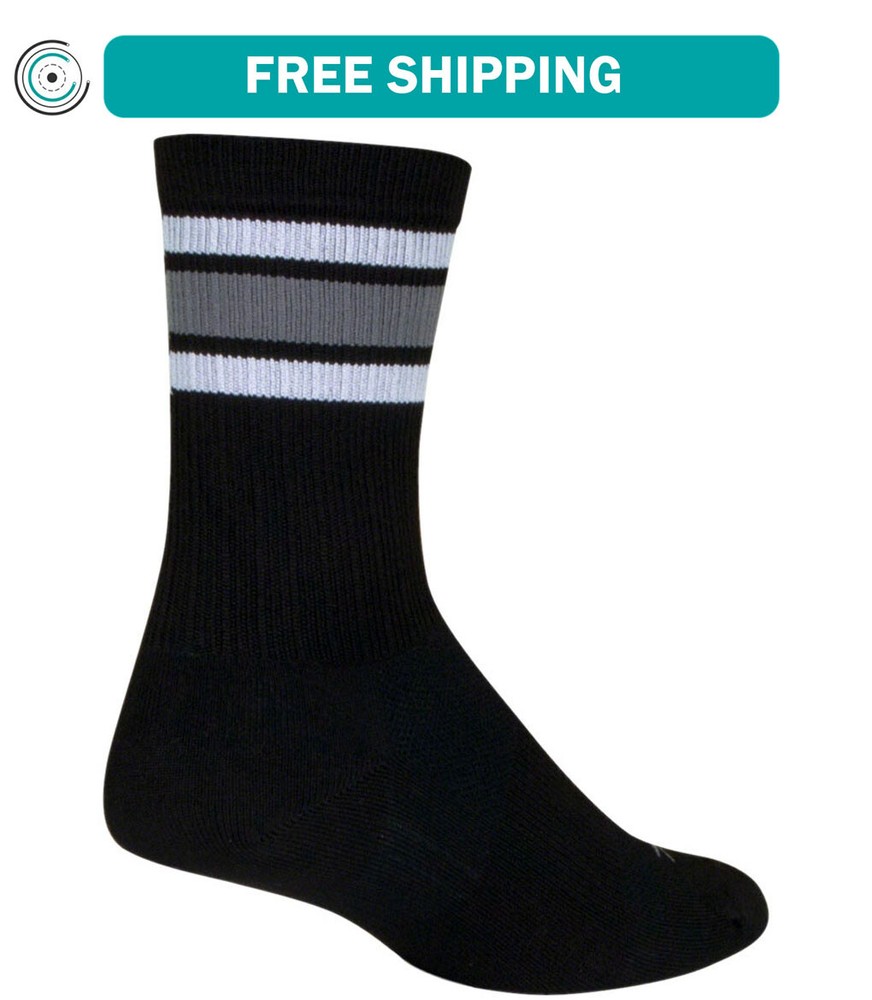 SockGuy Throwback SGX Socks - 6", Small/Medium Snug Arch Support