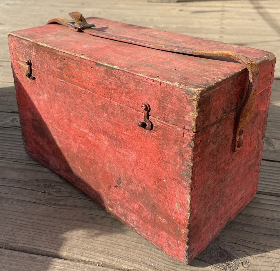 Antique Bostrom-Brady Model 5 Transit Level & Box