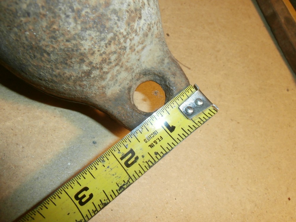 Vintage 6 Pound Iron Scale - Clock - Window Weight