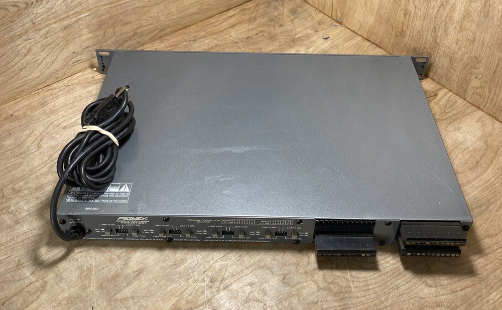 Peavey Architectural Acoustics, 8 Channel Pre Amplifier, Model: A/A-8P untested