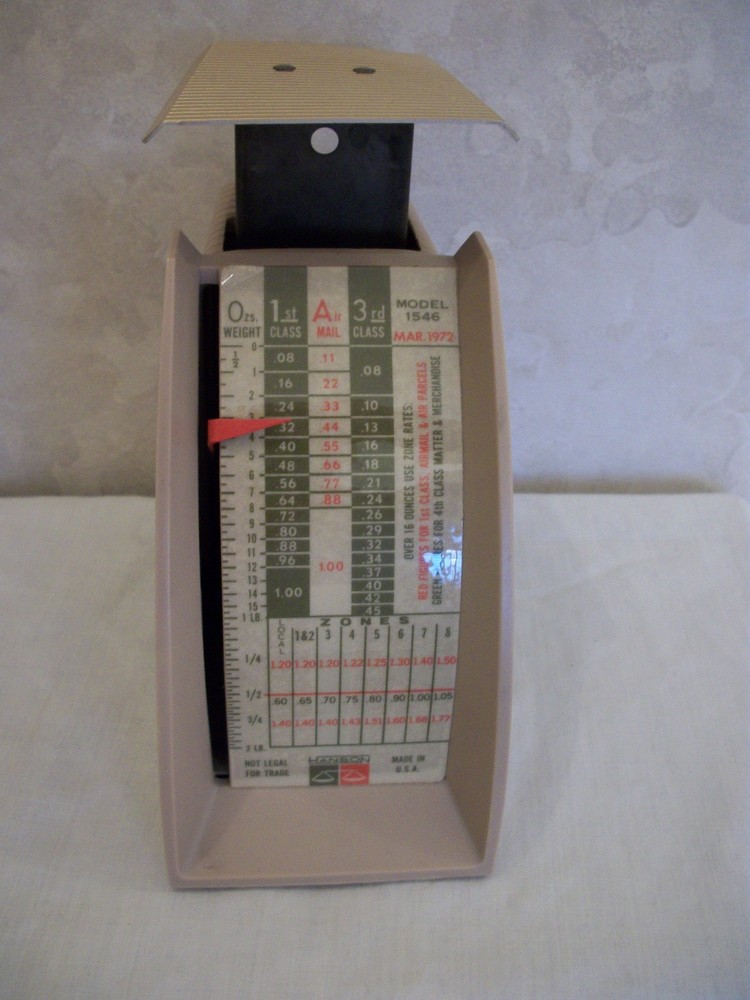 Hanson Postage Scale with original box Vintage (#0429)