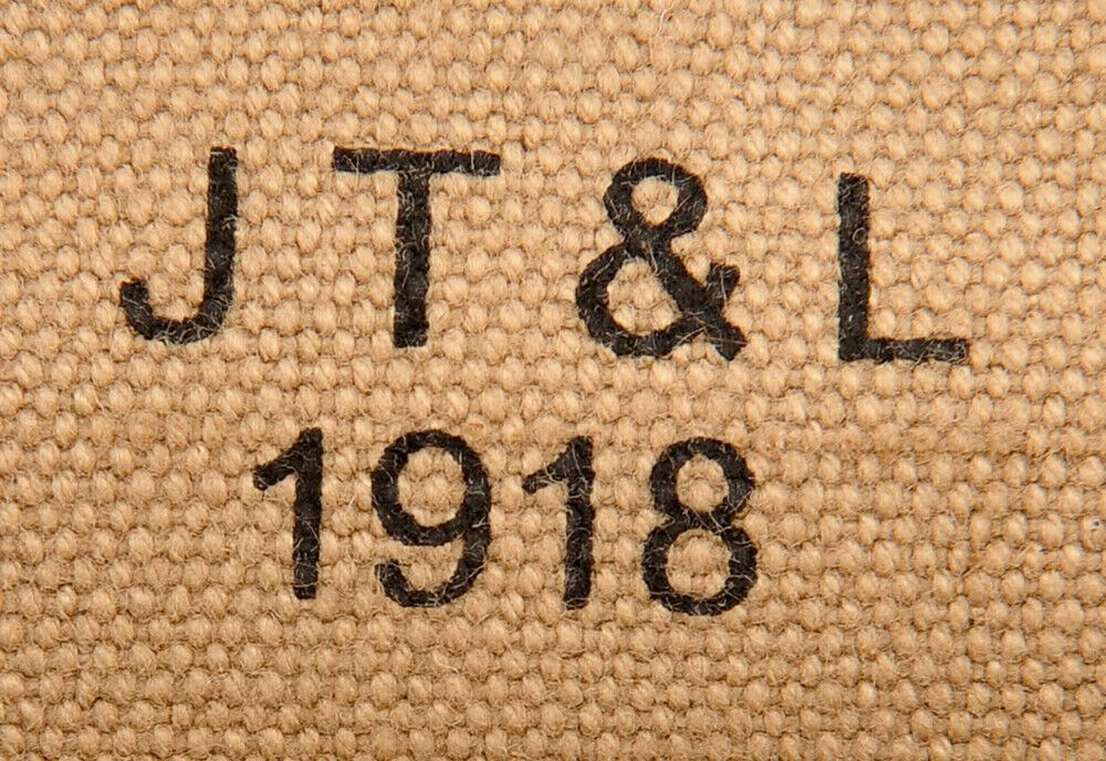 US WW1 COLT 45 AUTO DOUBLE MAGAZINE POUCH Marked JT&L 1918