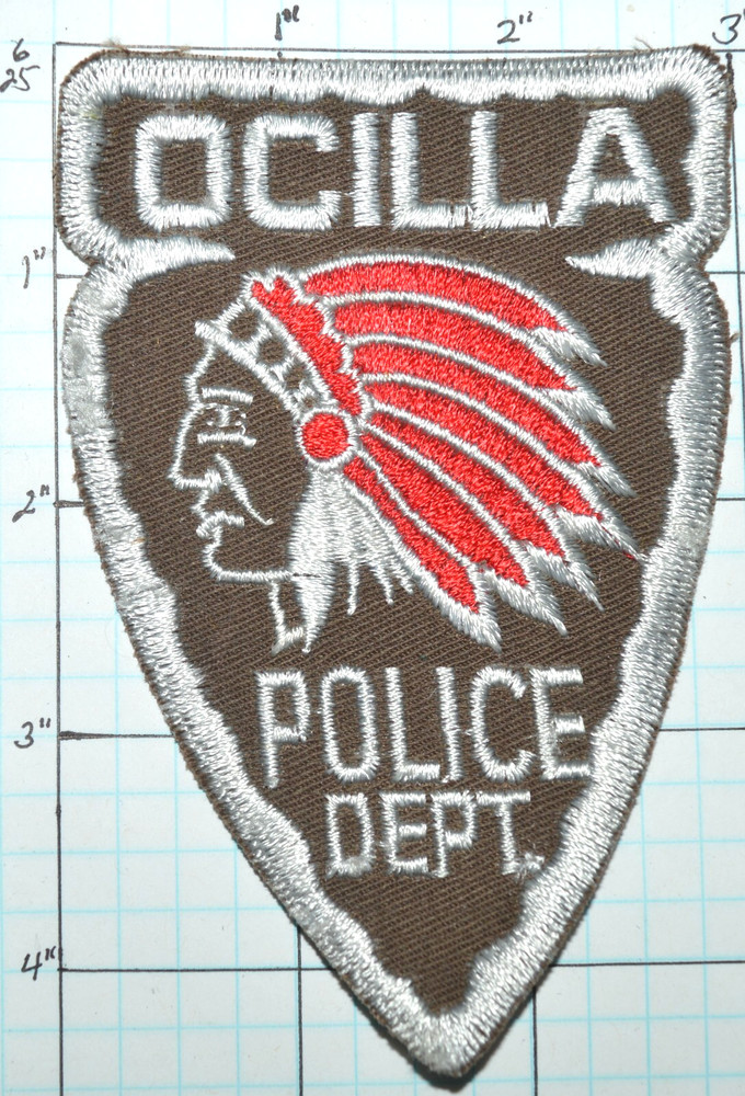 GEORGIA, OCILLA VINTAGE POLICE DEPT PATCH