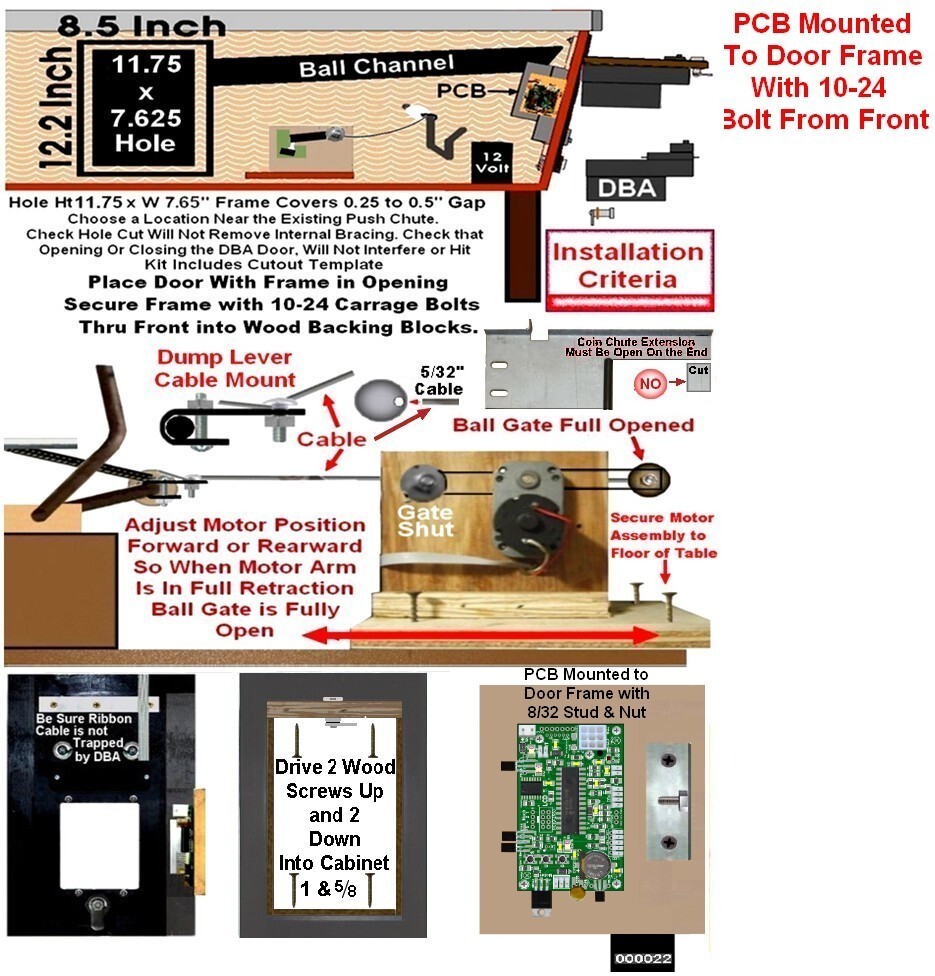 Universal LCD Coin Op Pool Table Add a Dollar Bill Acceptor Conversion Kits
