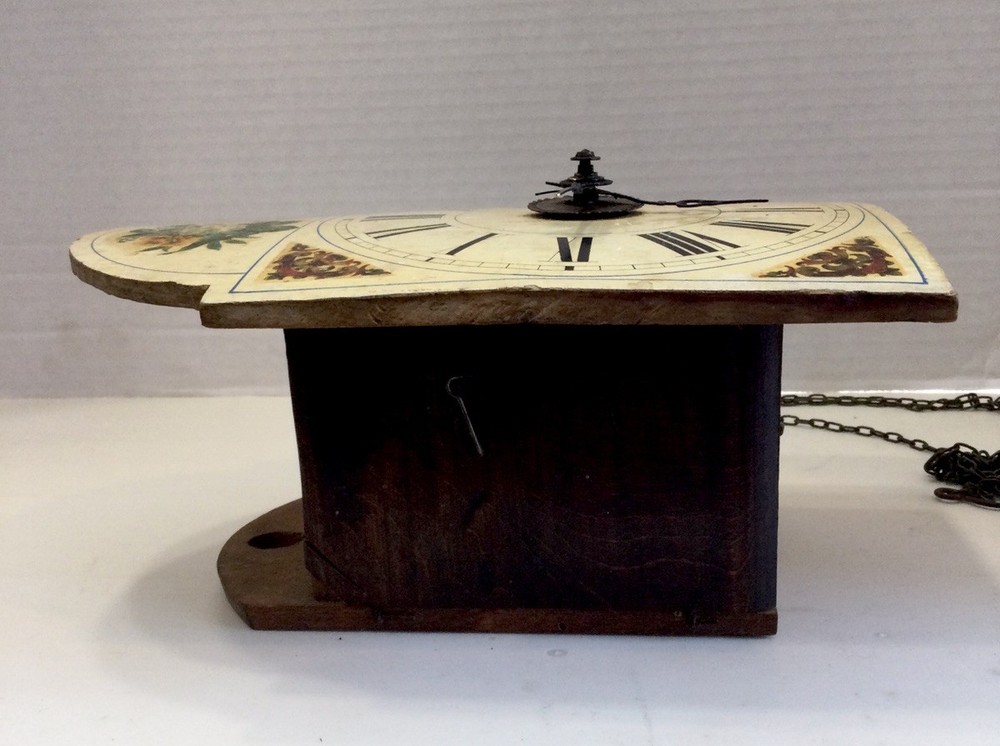 Antique Black Forest Wall Clock Small Size- As Is