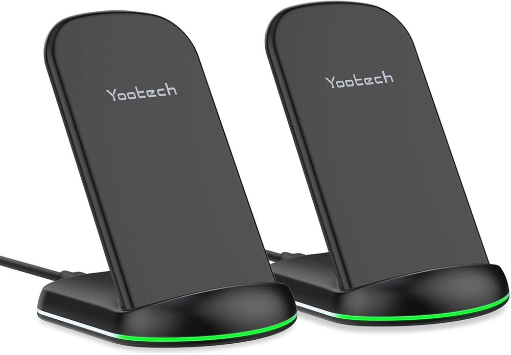 Yootech [2 Pack] Wireless Charger,10W Max Wireless Charging Stand,Compatible wit