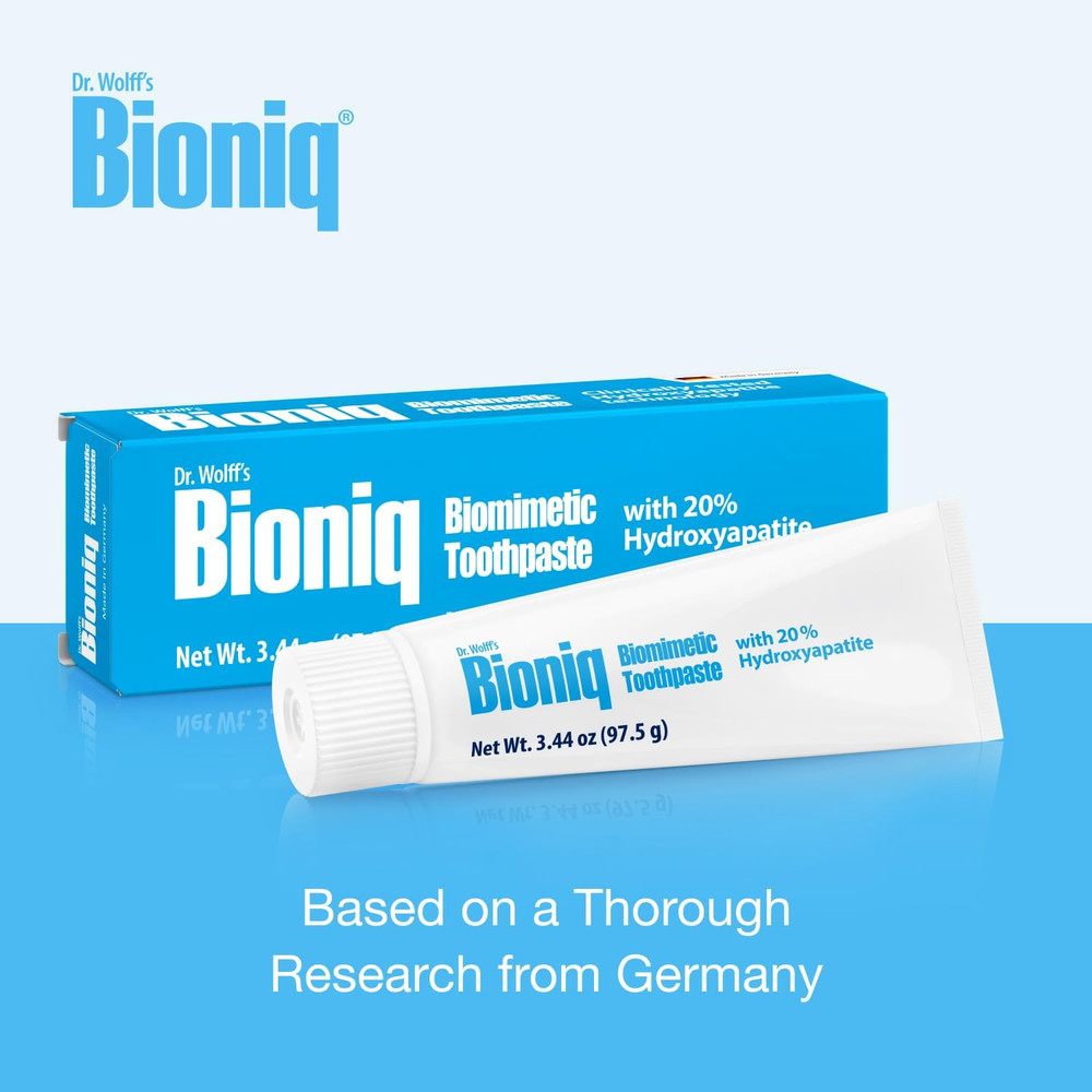 Bioniq Classic Fluoride Free Toothpaste with 20% Hydroxyapatite, Clinically Test