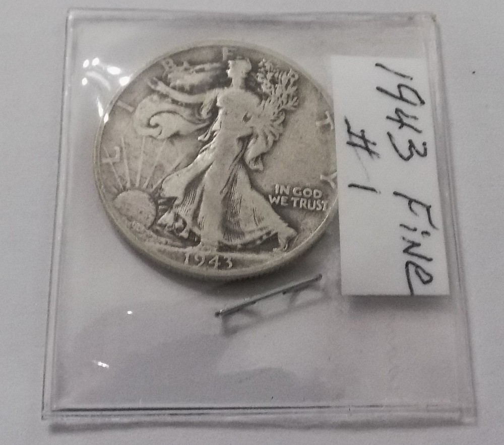 1943 Walking Liberty Silver Half Dollar