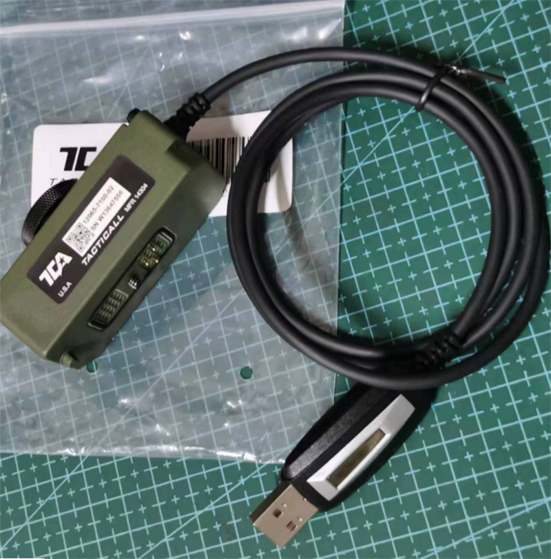 US NOW! 1PC TCA/PRC-152A Programming Cable Write Frequency Line Black Data Cable