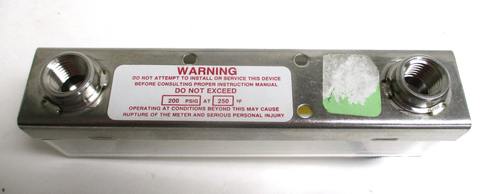 BROOKS - ITW , 1510DBA7A1B , FLOW METER , 200-PSI , SURPLUS