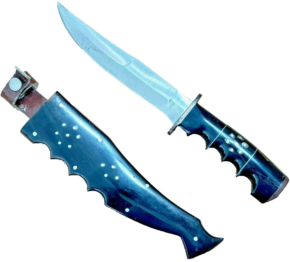 Bowie Knife with Hardshell Black Carbon Fiber Sheath Unique Collectible Knives