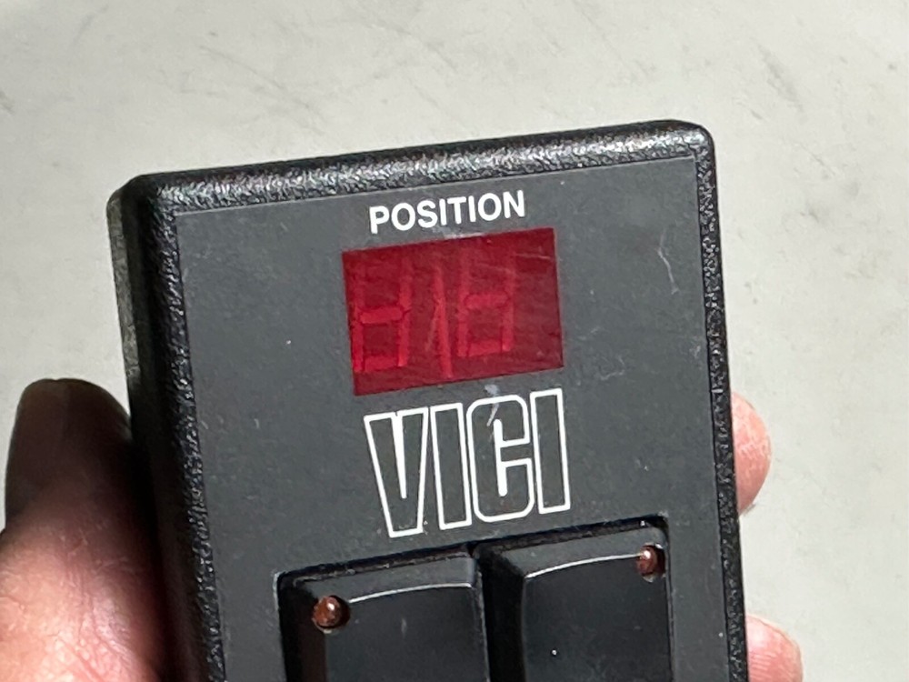VICI Multi-Position Manual Controller for Valco Valve Systems P/N I-22679