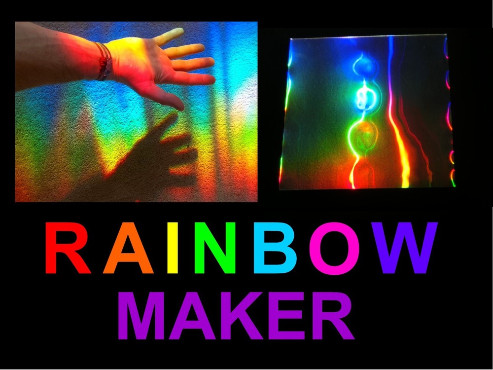 SUN CATCHER / RAINBOW MAKER,Splits Sunlight Into GIANT Rainbows,Optical Sheet