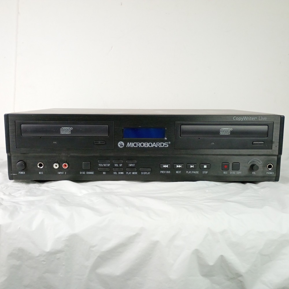 Microboards CopyWriter Live CWL-6200 Standalone Dual CD Recorder Duplicator Pro