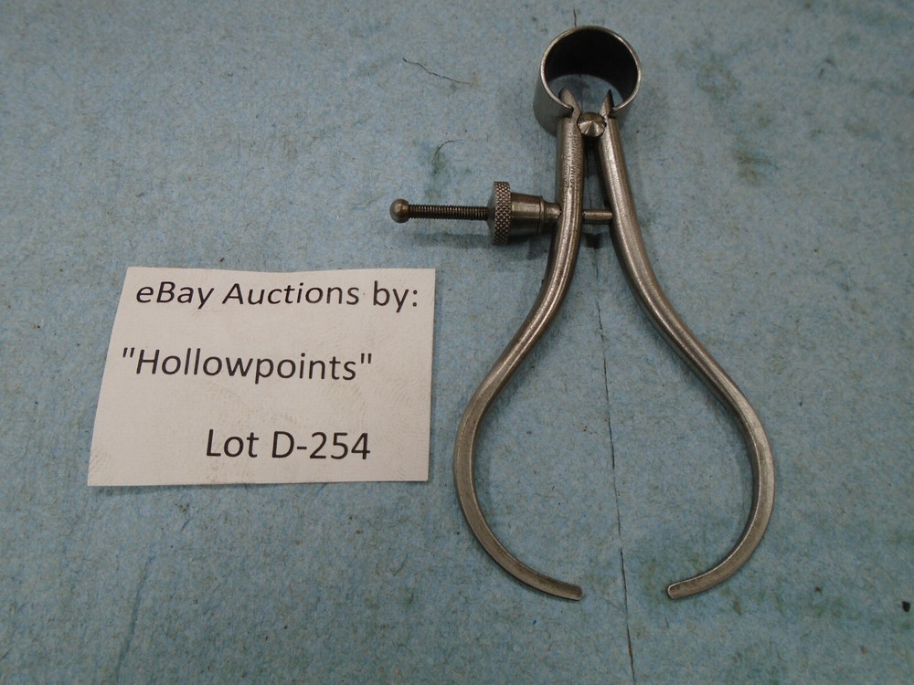 Lufkin 141 ToolMakers 3" Outside Caliper Solid Nut Round Leg for Machinist D254