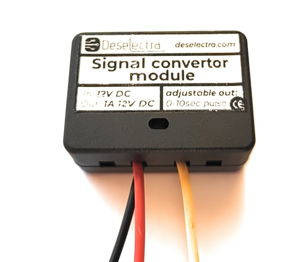 Car Module Convert Constant ON signal to adjustable 0-10 sec single pulse 12VBox