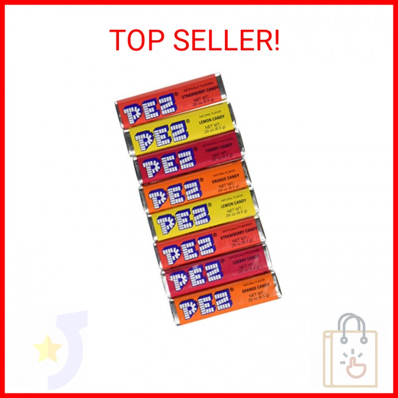 Pez Candy Refill 8Pk Assorted Fruit, 2.31 oz