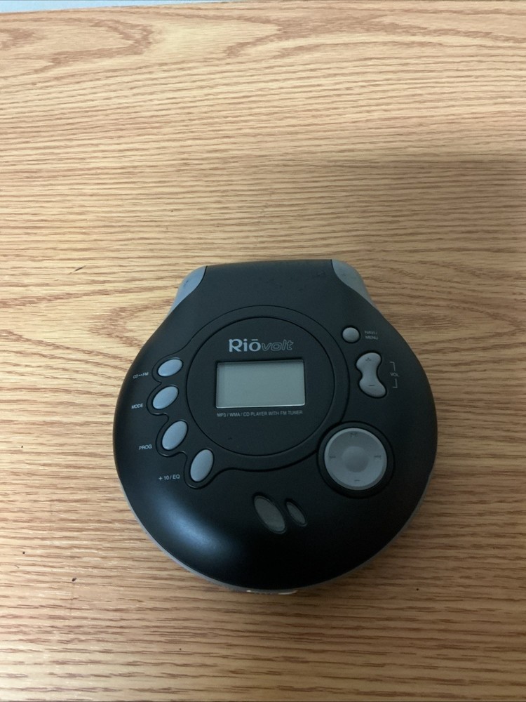 Riovolt SP250 Remote CD Player w/Leather Case READ UNTESTED