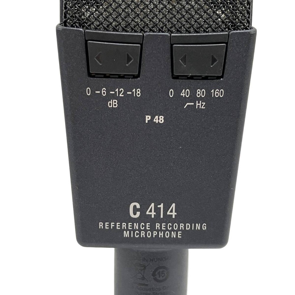 AKG C414 XLS Reference Multipattern Condenser Microphone Studio w/ Hard Case