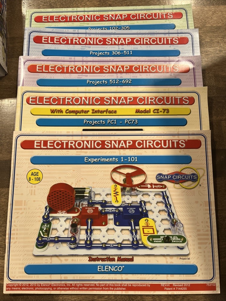 Elenco Electronics Snap Circuits Extreme 750 Experiments Kit (SC750)